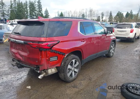 2023 Chevrolet Traverse Awd Lt Leather из США, поврежденный, VIN 1GNEVHKW3PJ320562